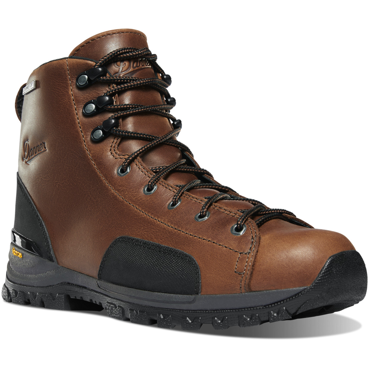 Danner Mens Stronghold Work Boots Dark Brown - KYZ243510